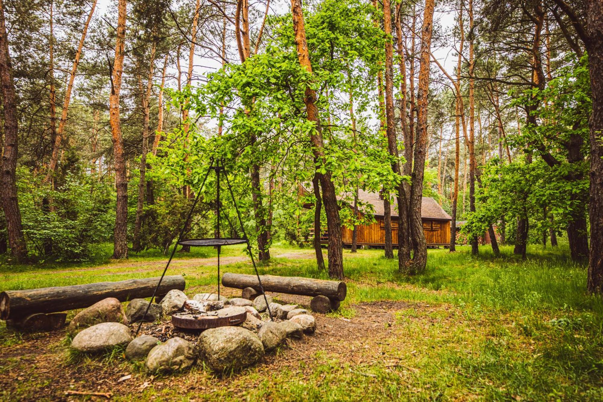Cozy Nature Retreat With Patio Fireplace Garden Maciejowice Exterior foto